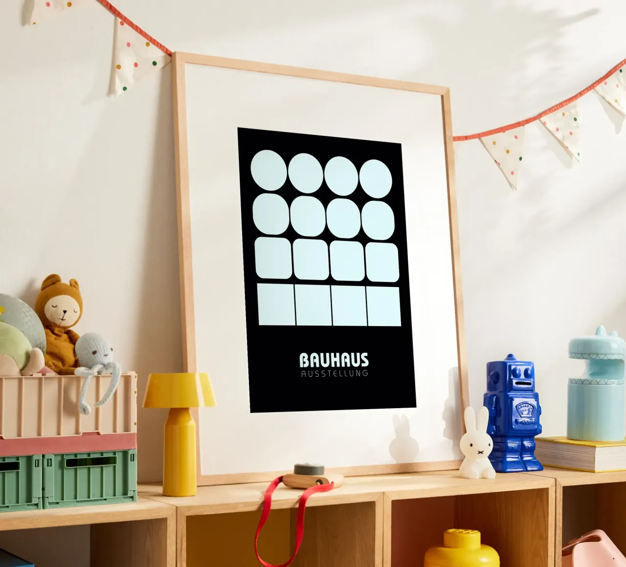 Poster della mostra Bauhaus Forme Geometriche | Cerchio Quadrato poster da NorwesClub