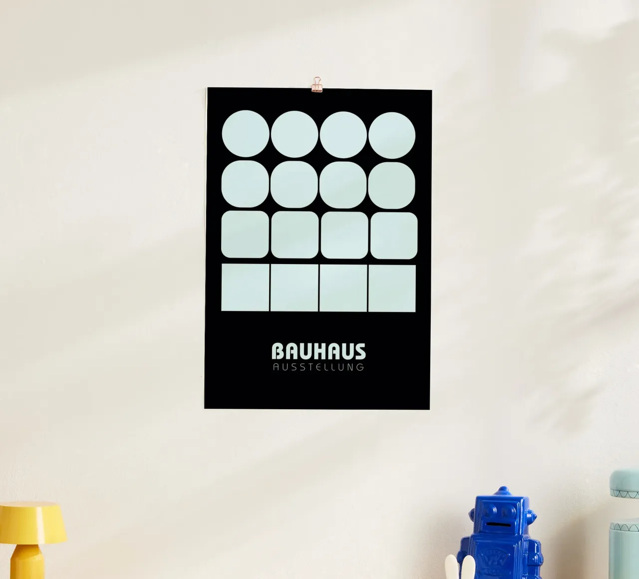Poster della mostra Bauhaus Forme Geometriche | Cerchio Quadrato poster da NorwesClub