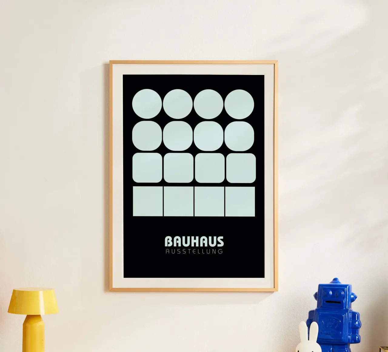 Poster della mostra Bauhaus Forme Geometriche | Cerchio Quadrato poster da NorwesClub