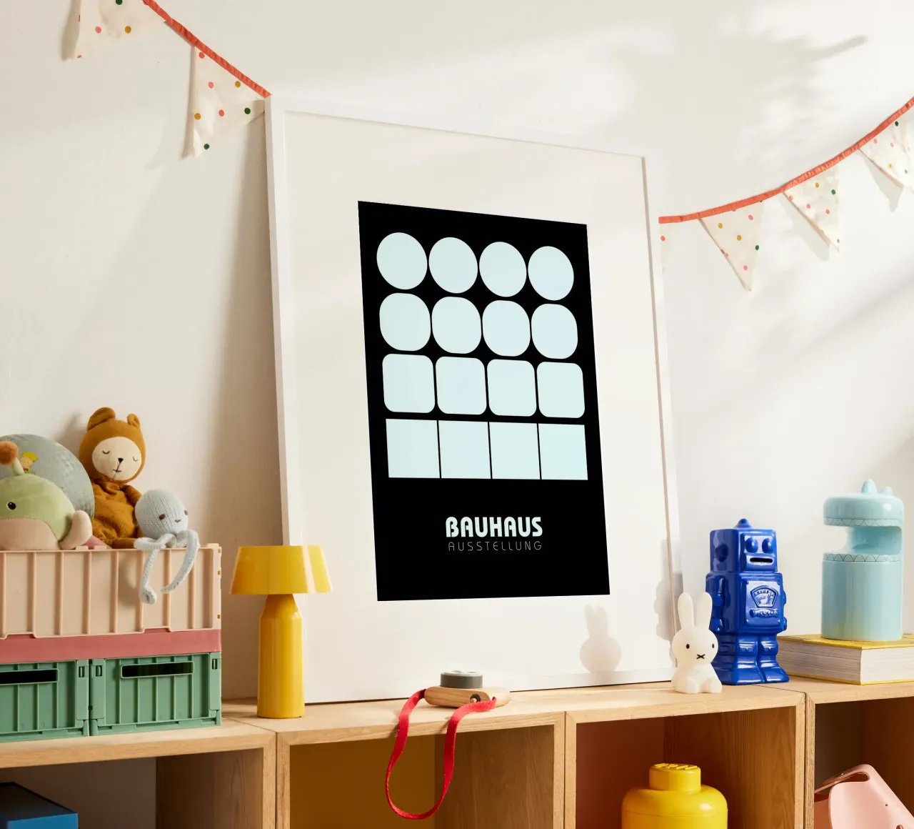 Poster della mostra Bauhaus Forme Geometriche | Cerchio Quadrato poster da NorwesClub