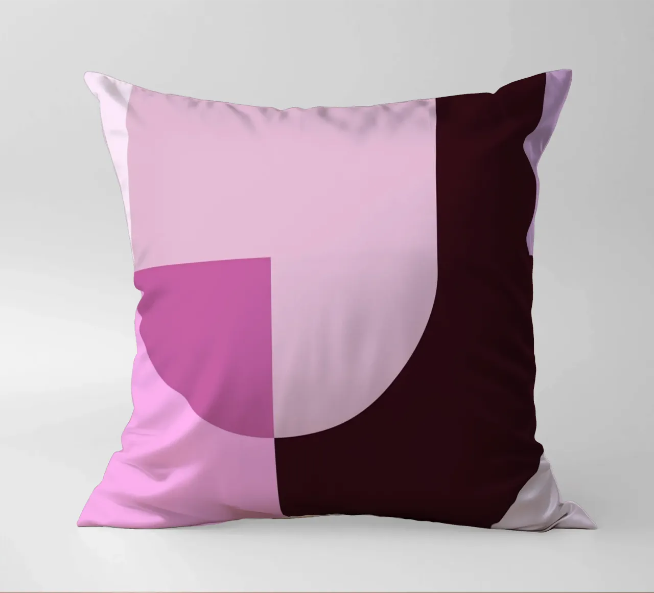 Linee ondulate astratte Glitch Art | Stampa in bianco e nero cuscino da NorwesClub