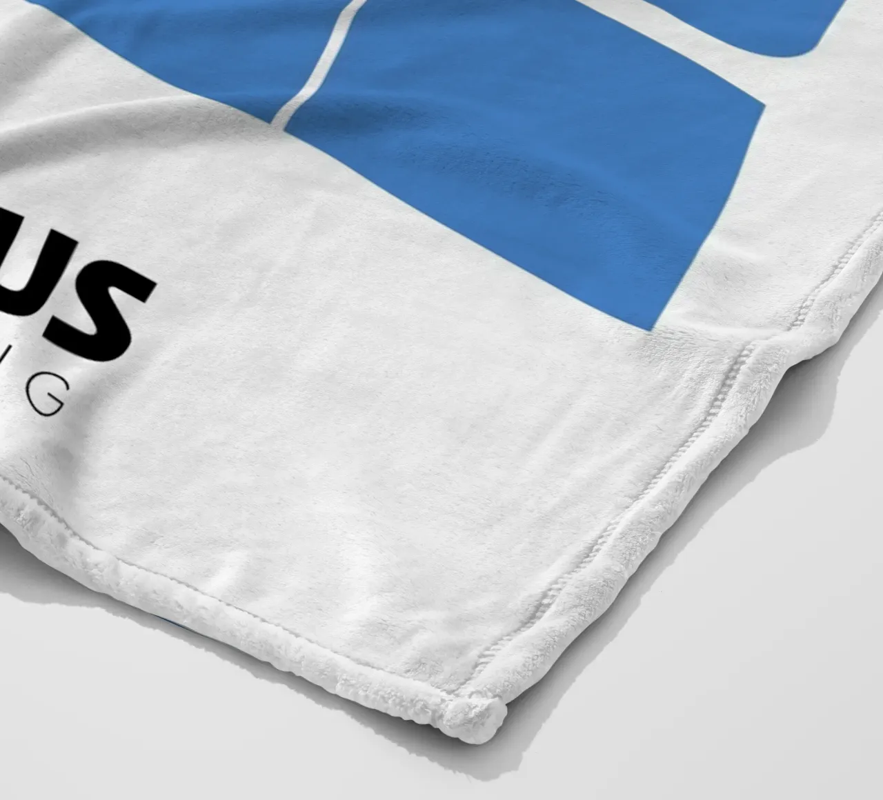 Poster della mostra Bauhaus Forme geometriche blu coperta in pile da NorwesClub