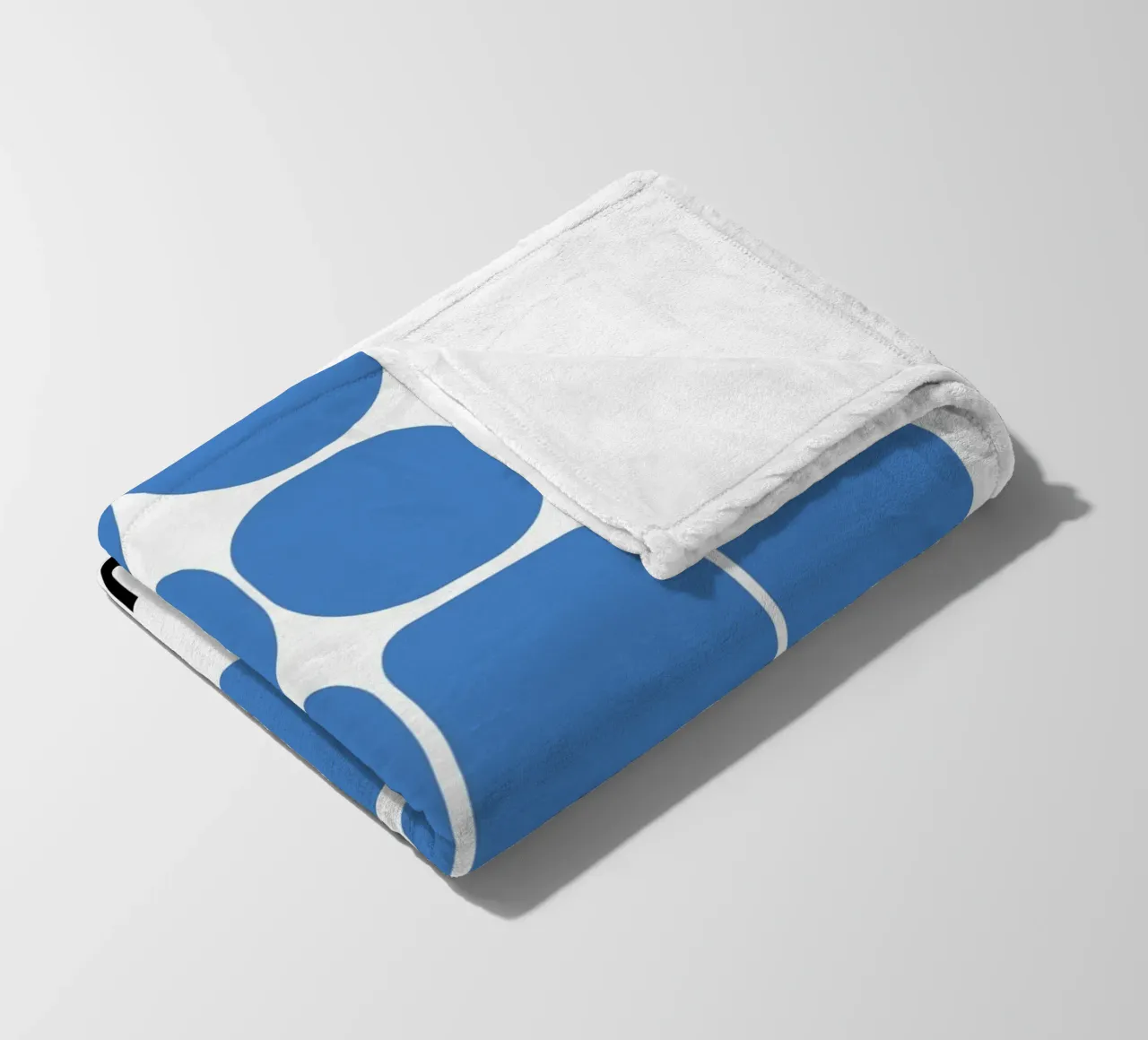 Poster della mostra Bauhaus Forme geometriche blu coperta in pile da NorwesClub