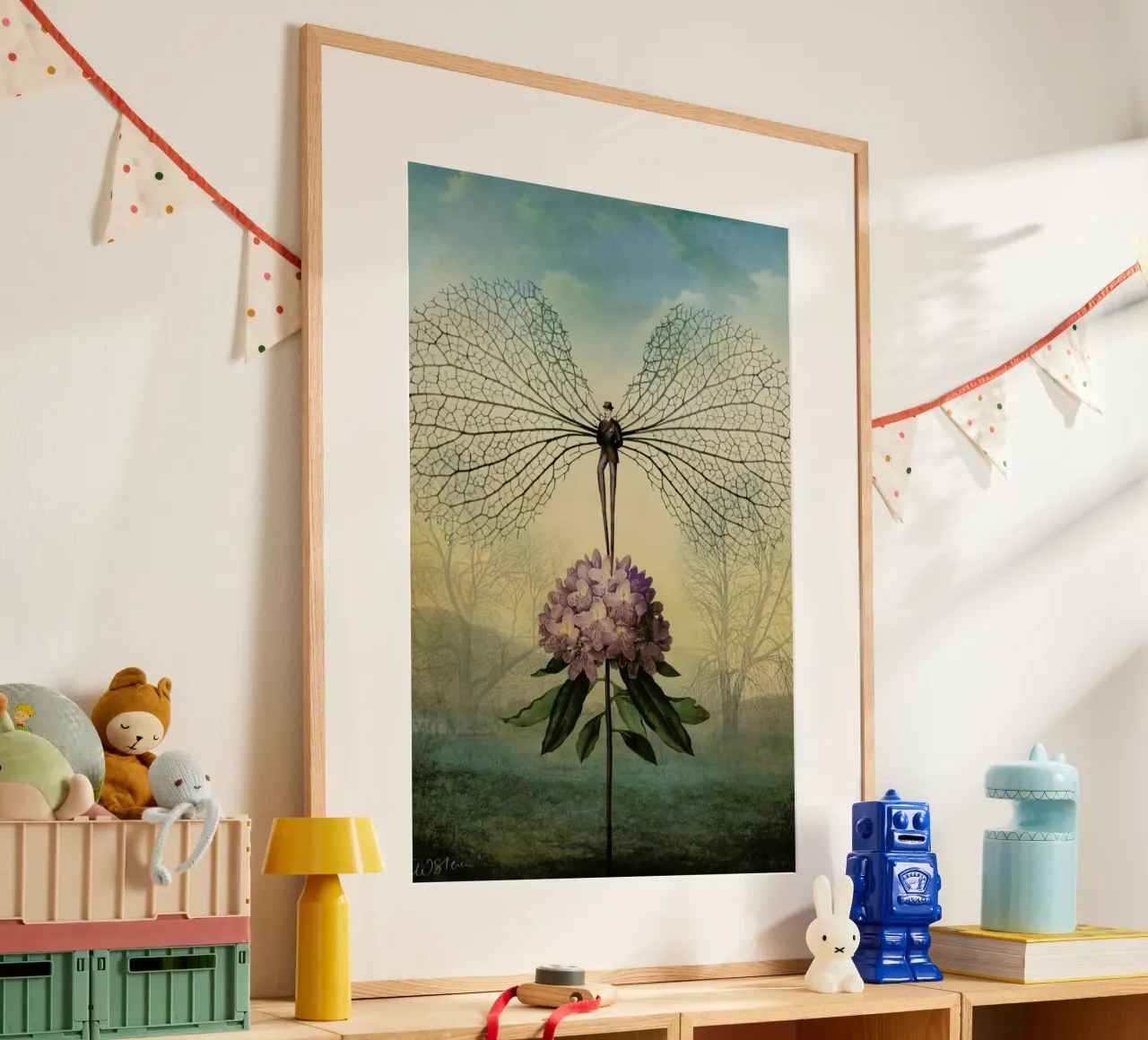 Morning Flight poster by Catrin Welz-Stein