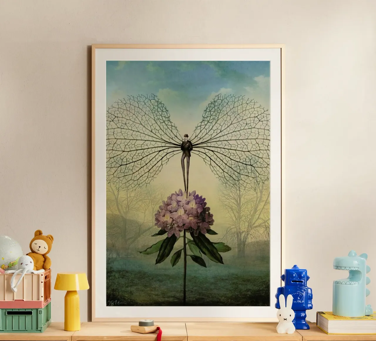 Morning Flight poster by Catrin Welz-Stein