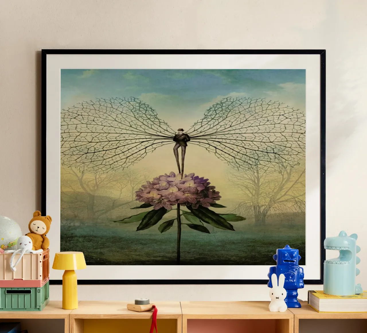 Morning Flight poster by Catrin Welz-Stein