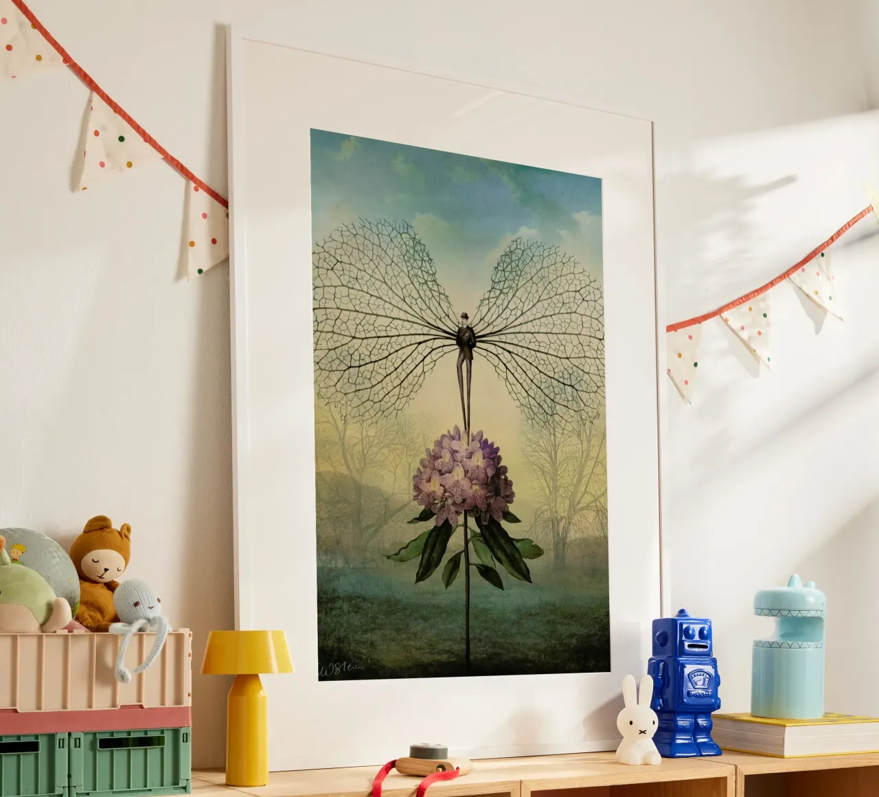 Morning Flight poster by Catrin Welz-Stein