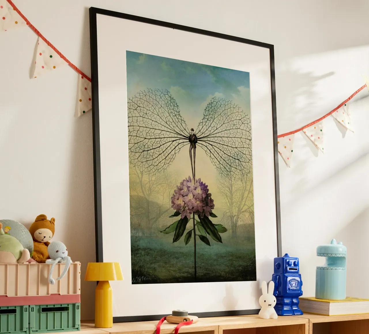 Morning Flight poster by Catrin Welz-Stein