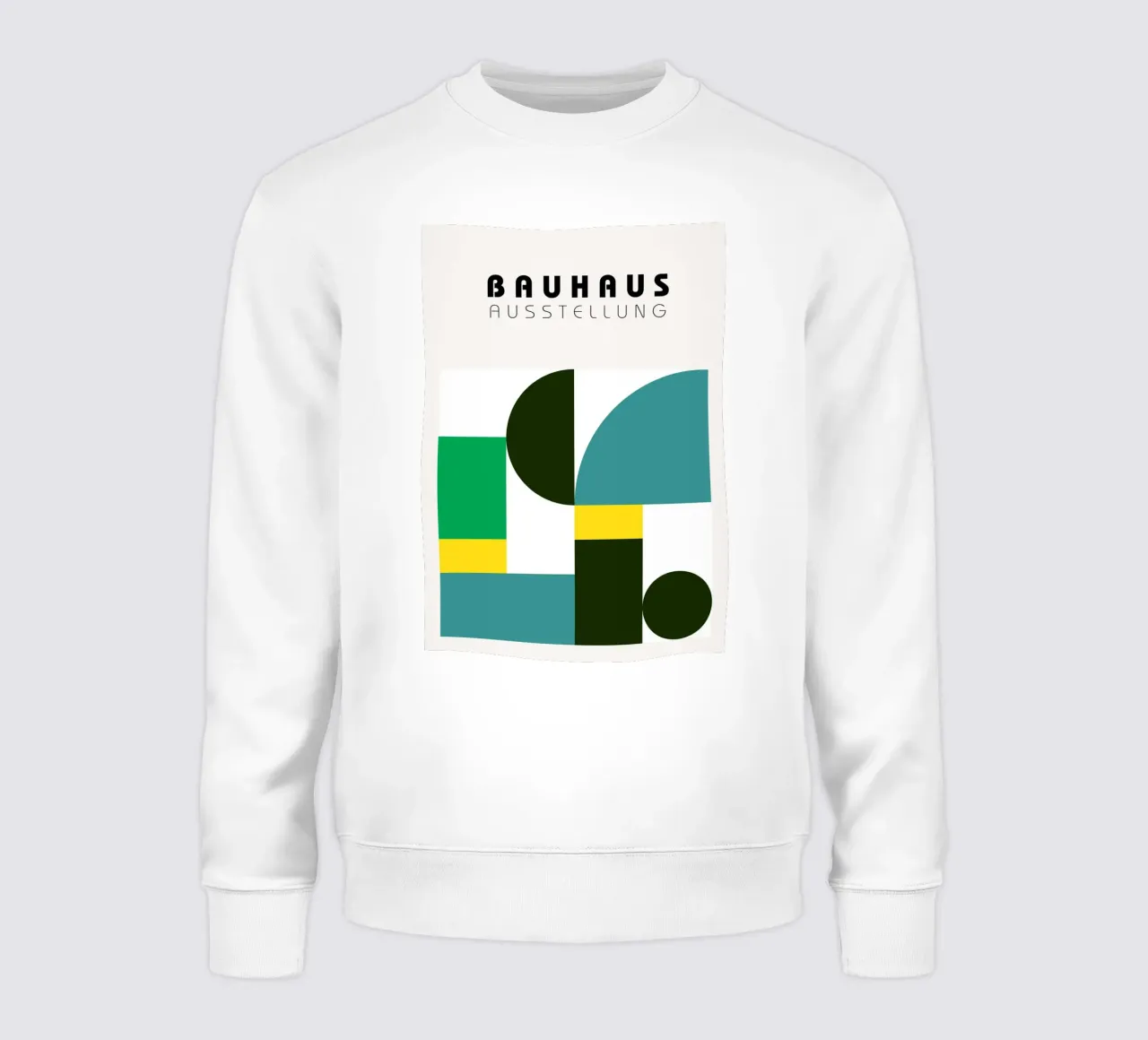 Astratto Geometrico Nero Bianco Bauhaus Pattern Art felpa da NorwesClub