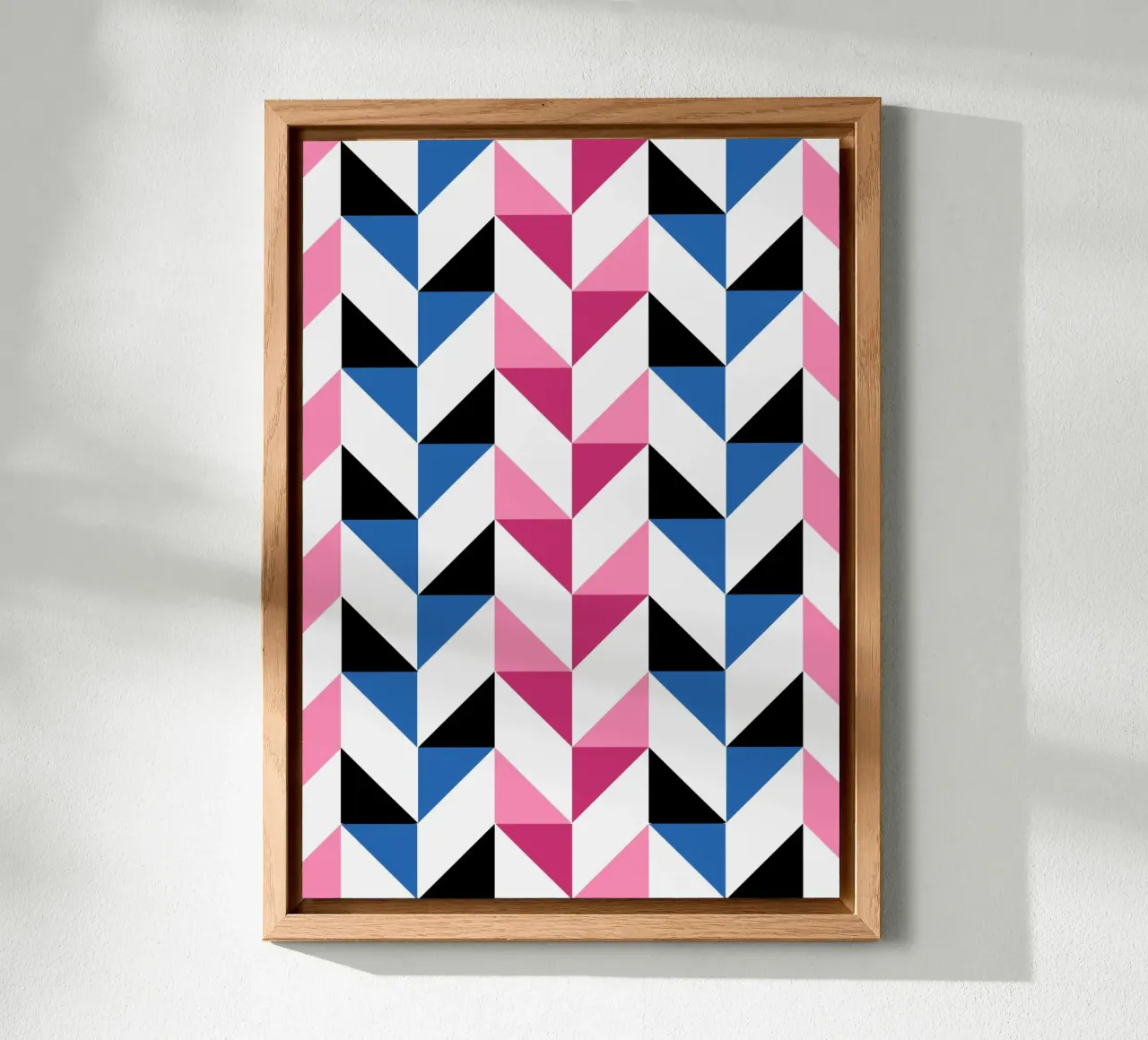 Poster d'arte monocromatica astratta a labirinto geometrico alluminio dibond da NorwesClub