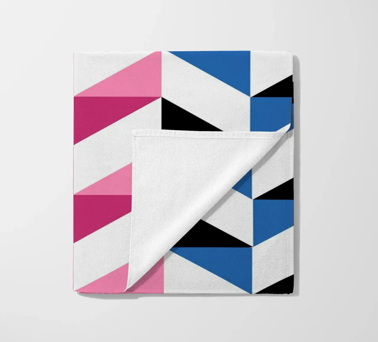 Poster d'arte monocromatica astratta a labirinto geometrico telo mare da NorwesClub