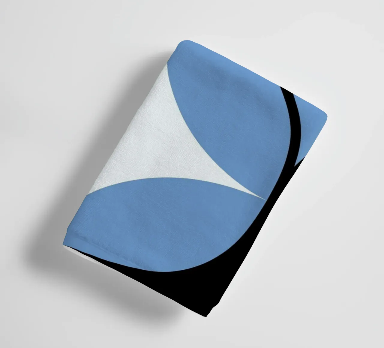 Abstract BW Geometric Repeat Pattern Tile Poster towel by NorwesClub