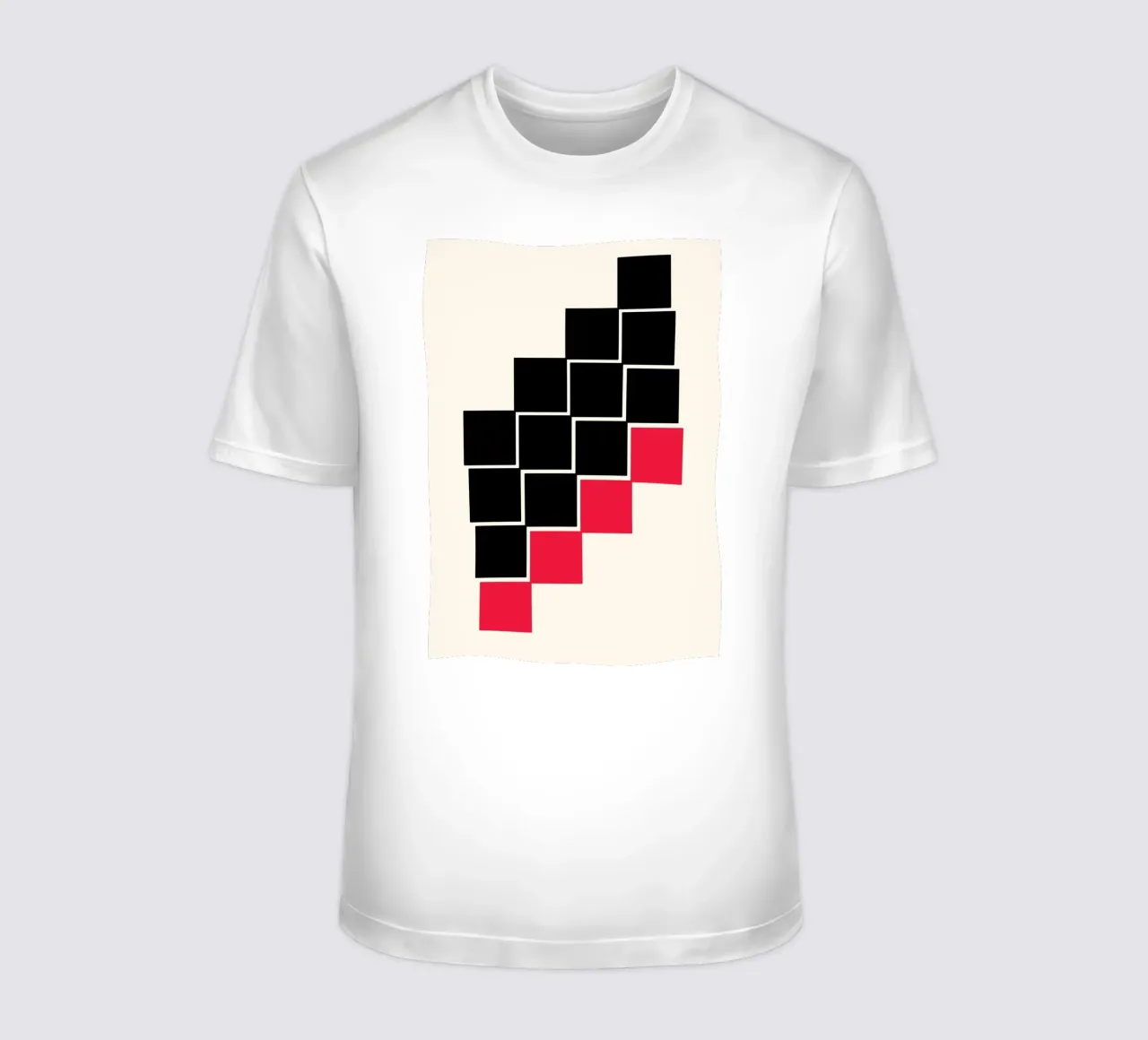 Principi di design BW Contrasto Equilibrio Geo Poster t-shirt da NorwesClub