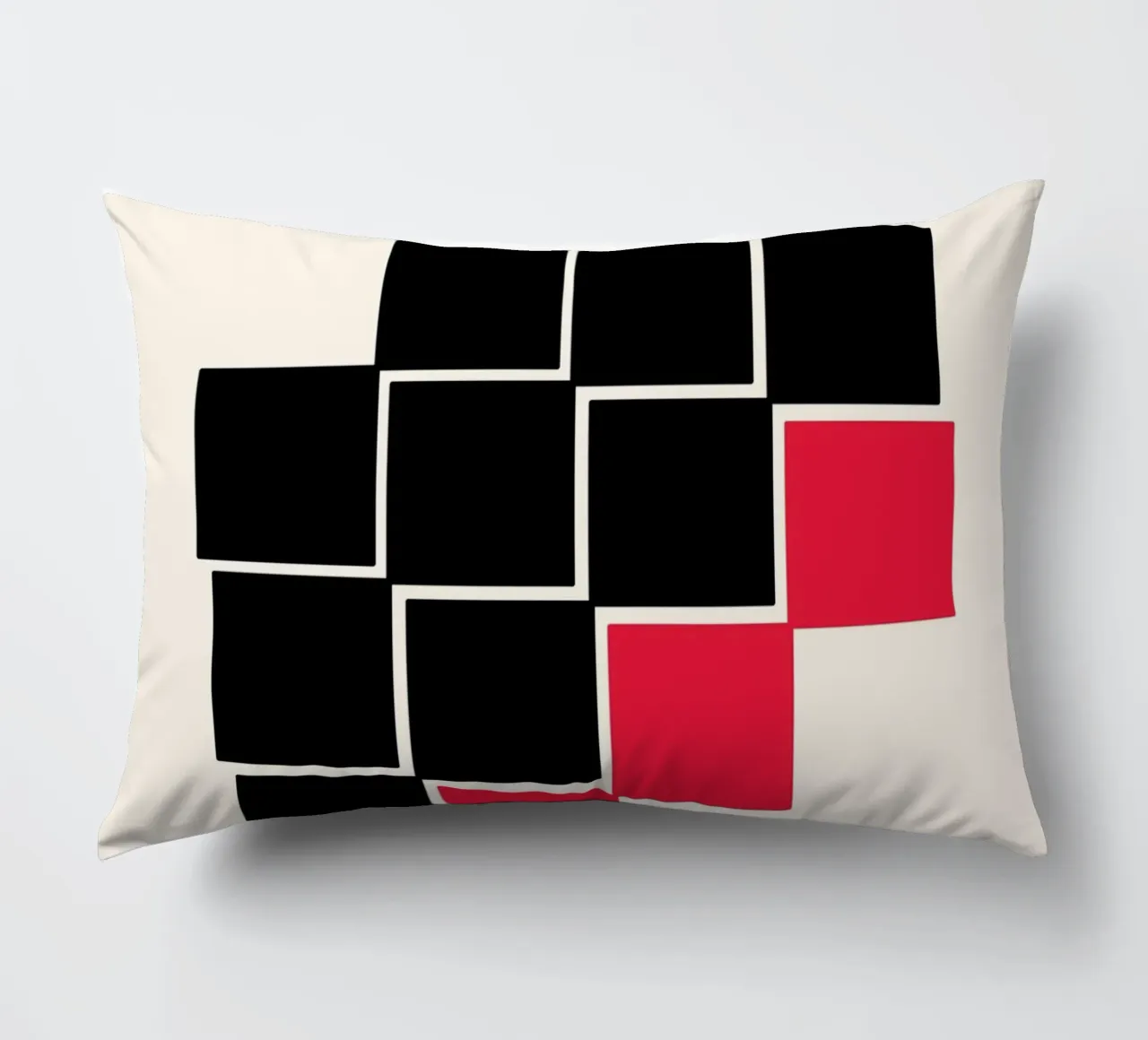 Principi di design BW Contrasto Equilibrio Geo Poster cuscino da NorwesClub