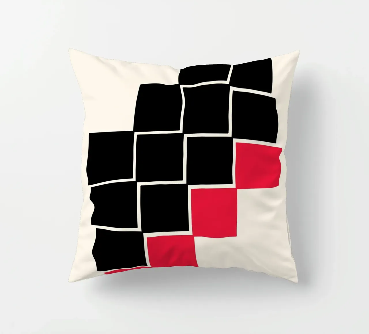 Principi di design BW Contrasto Equilibrio Geo Poster cuscino da NorwesClub