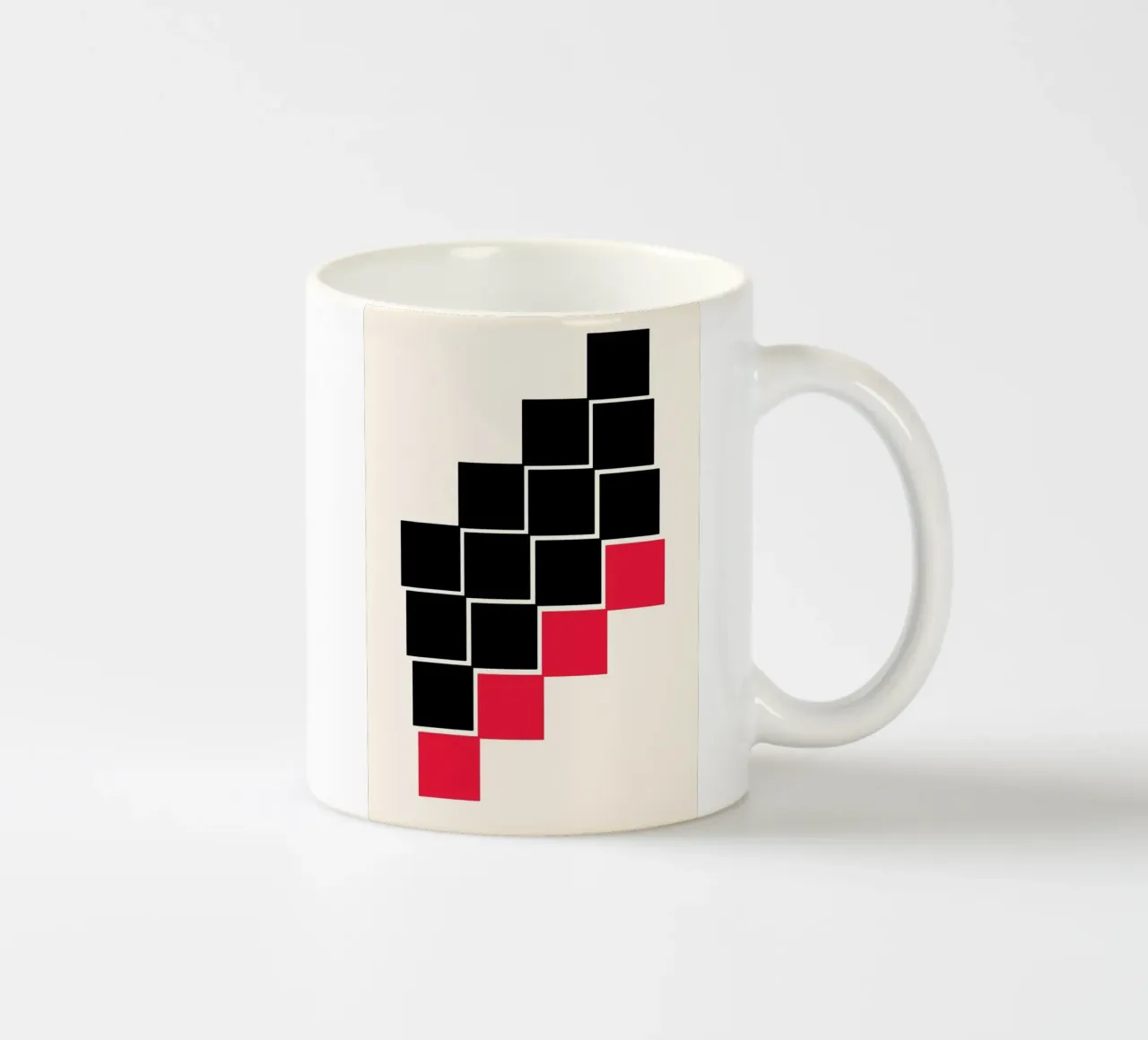 Principi di design BW Contrasto Equilibrio Geo Poster tazza in ceramica da NorwesClub