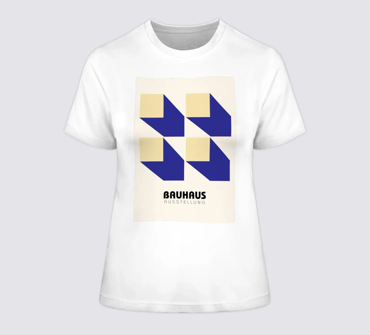 Structural Abstract BW Geometric Pattern Poster women's fitted t-shirt by NorwesClub