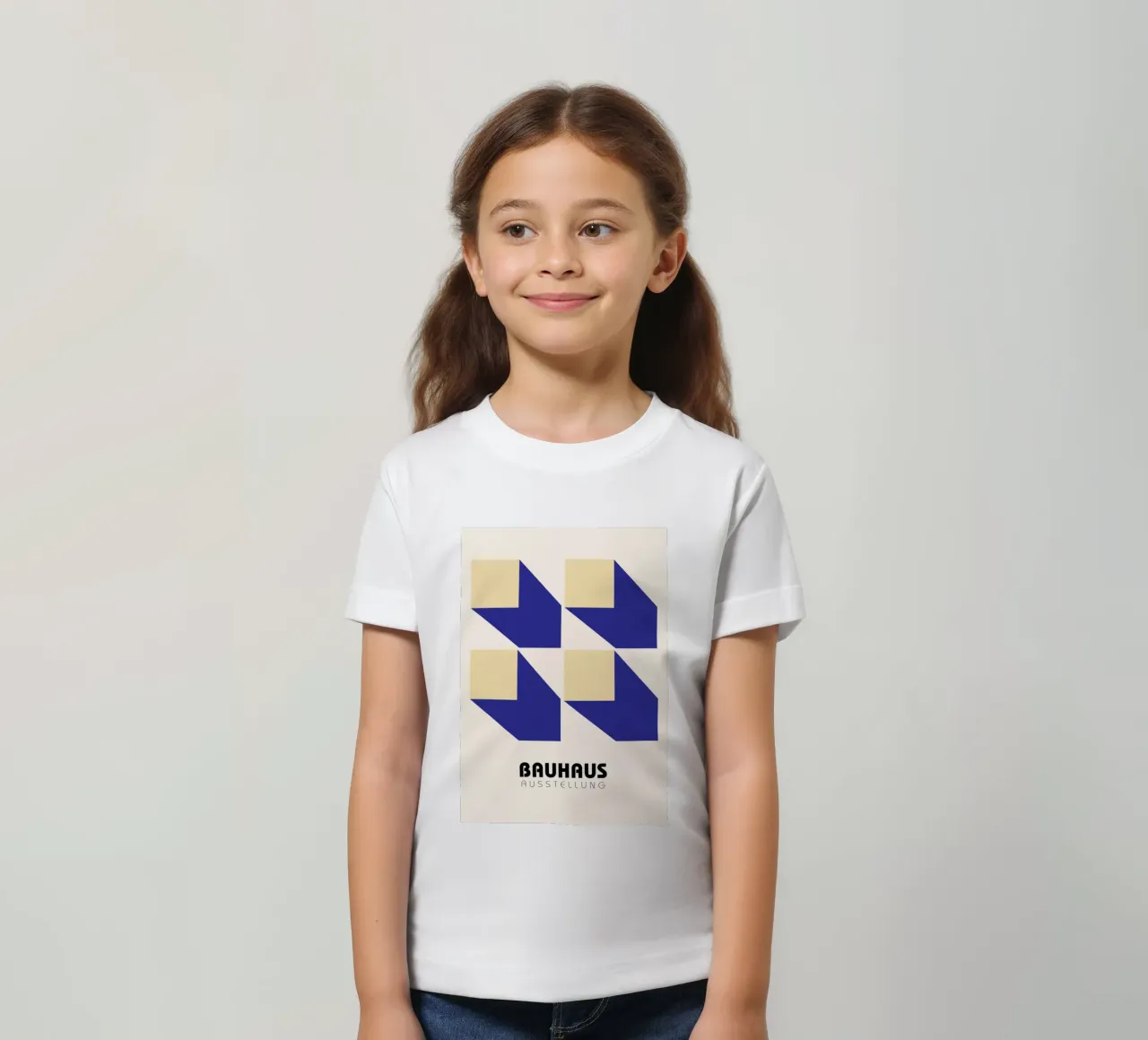 Structural Abstract BW Geometric Pattern Poster kids t-shirt by NorwesClub