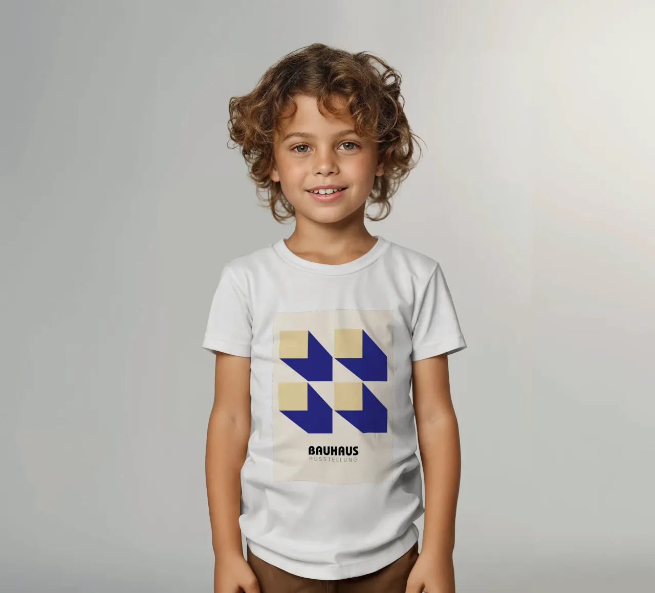 Structural Abstract BW Geometric Pattern Poster kids t-shirt by NorwesClub