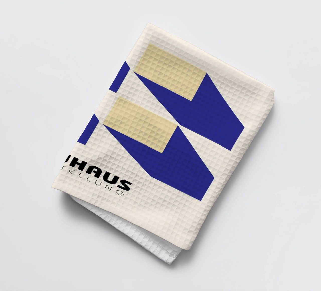 Strukturelles Abstraktes BW Geometrisches Muster Poster Geschirrtuch von NorwesClub