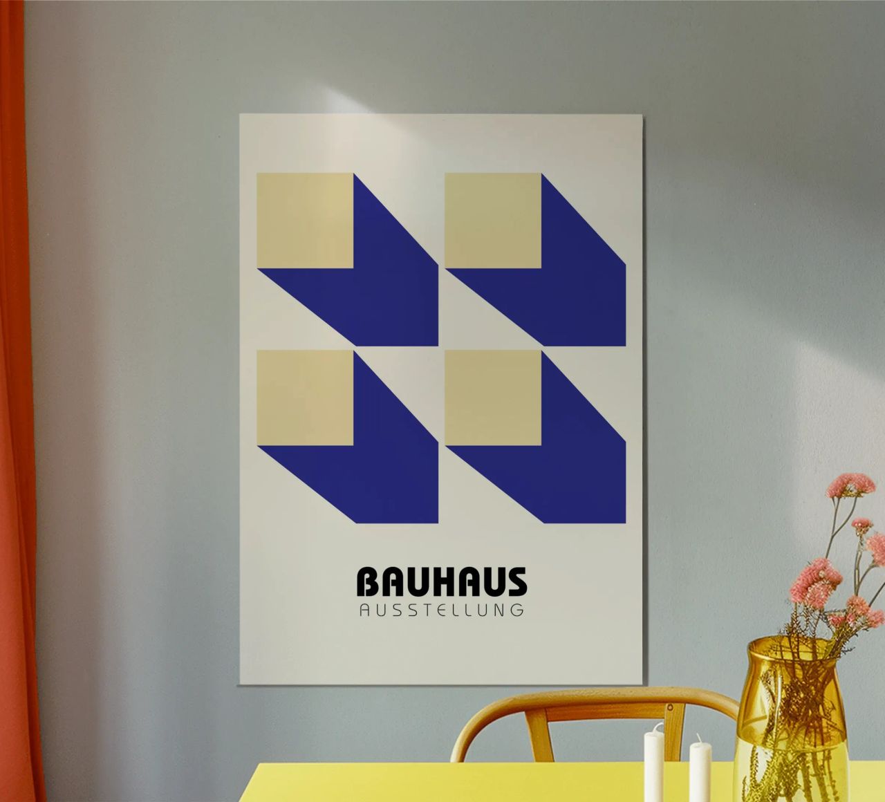 Strukturelles Abstraktes BW Geometrisches Muster Poster Poster von NorwesClub