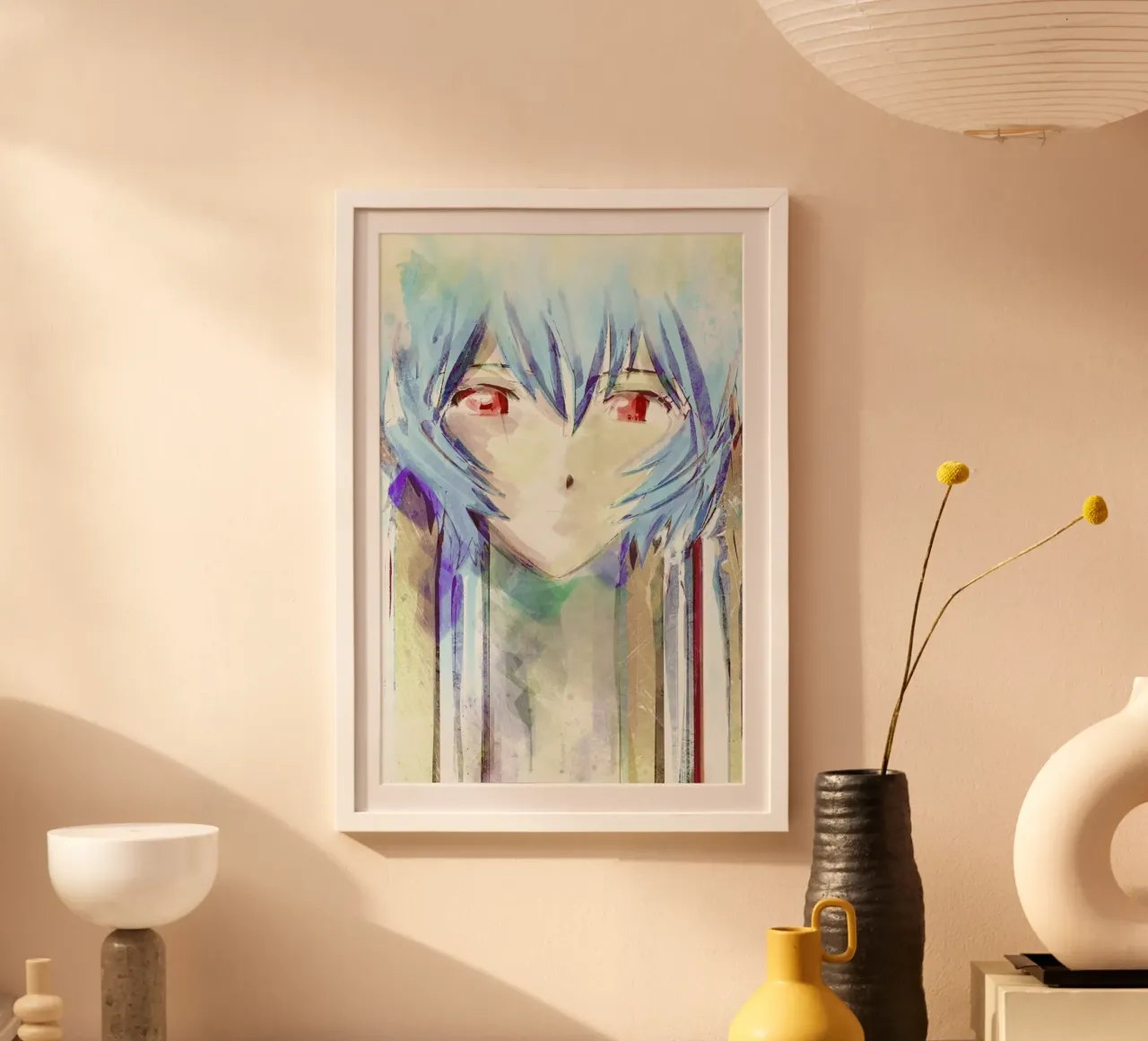 Evangelion  Ayanami Rei carta hahnemühle da Barrett Biggers