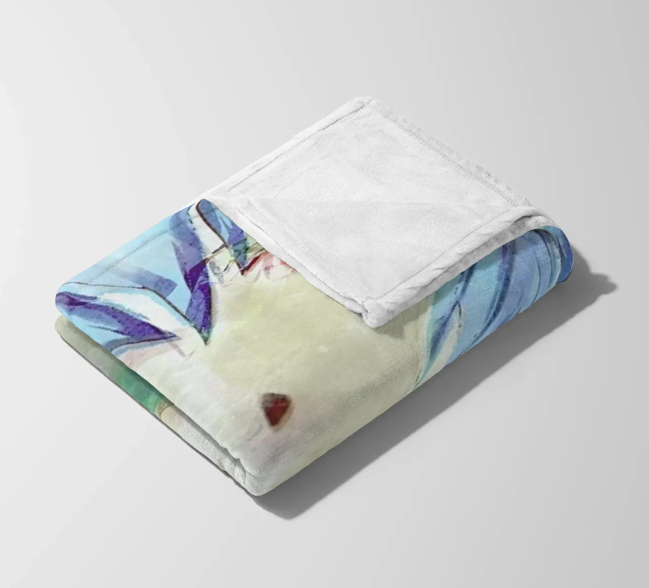 Evangelion  Ayanami Rei coperta in pile da Barrett Biggers