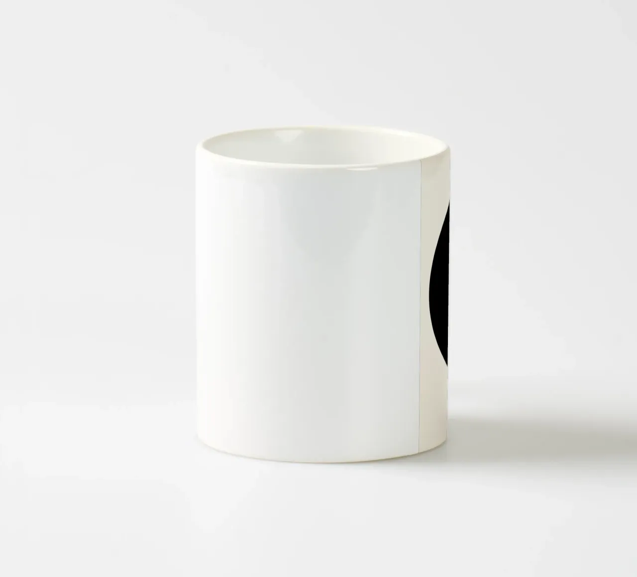 Illusione geometrica complessa BW Poster artistico Bauhaus tazza in ceramica da NorwesClub