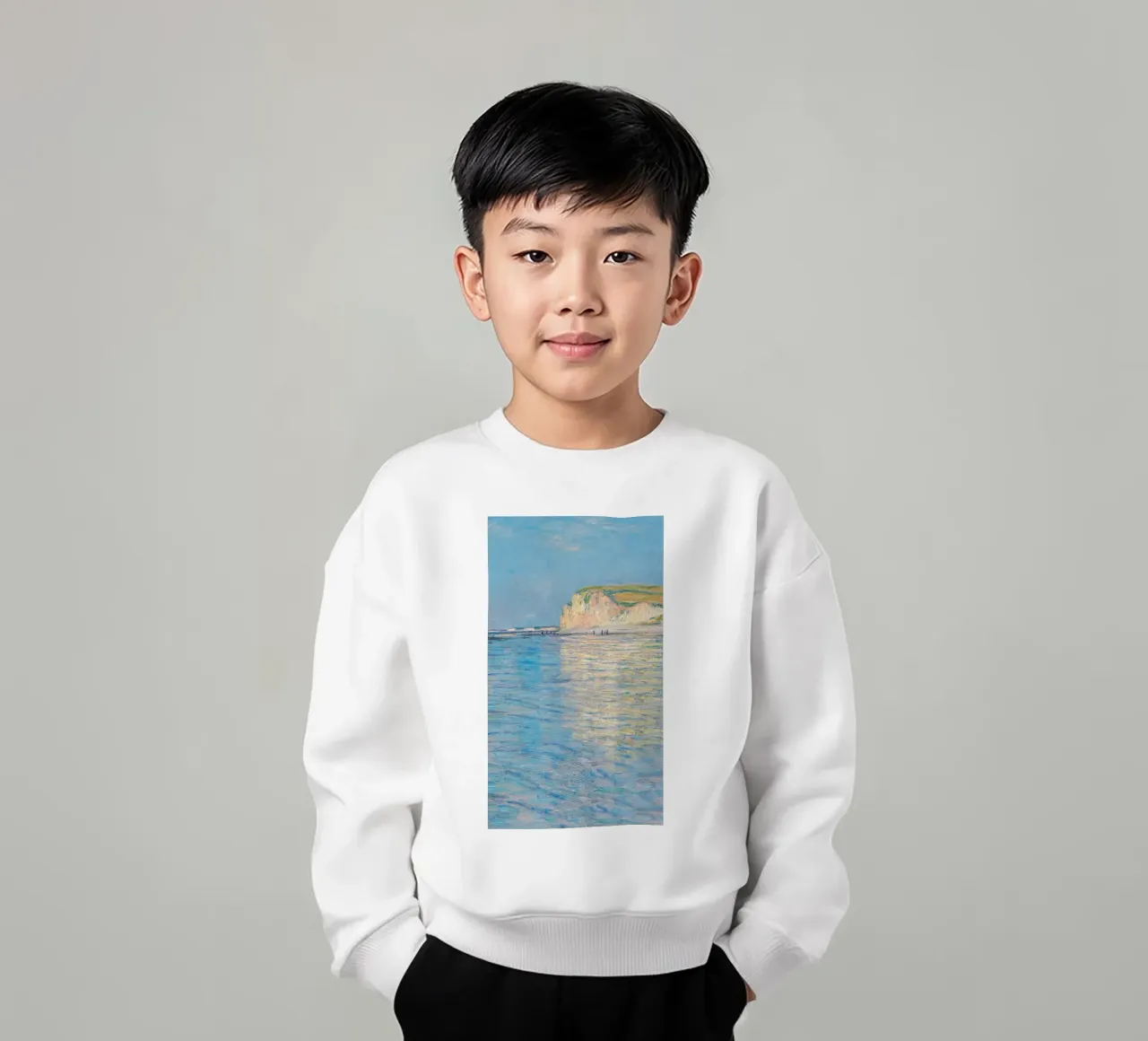 claude monet costa felpa bambino da belong shop