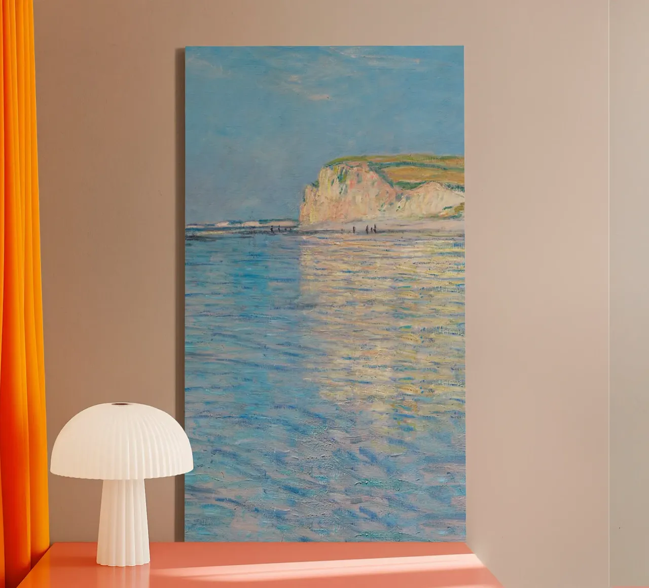 claude monet coastline canvas by belong shop