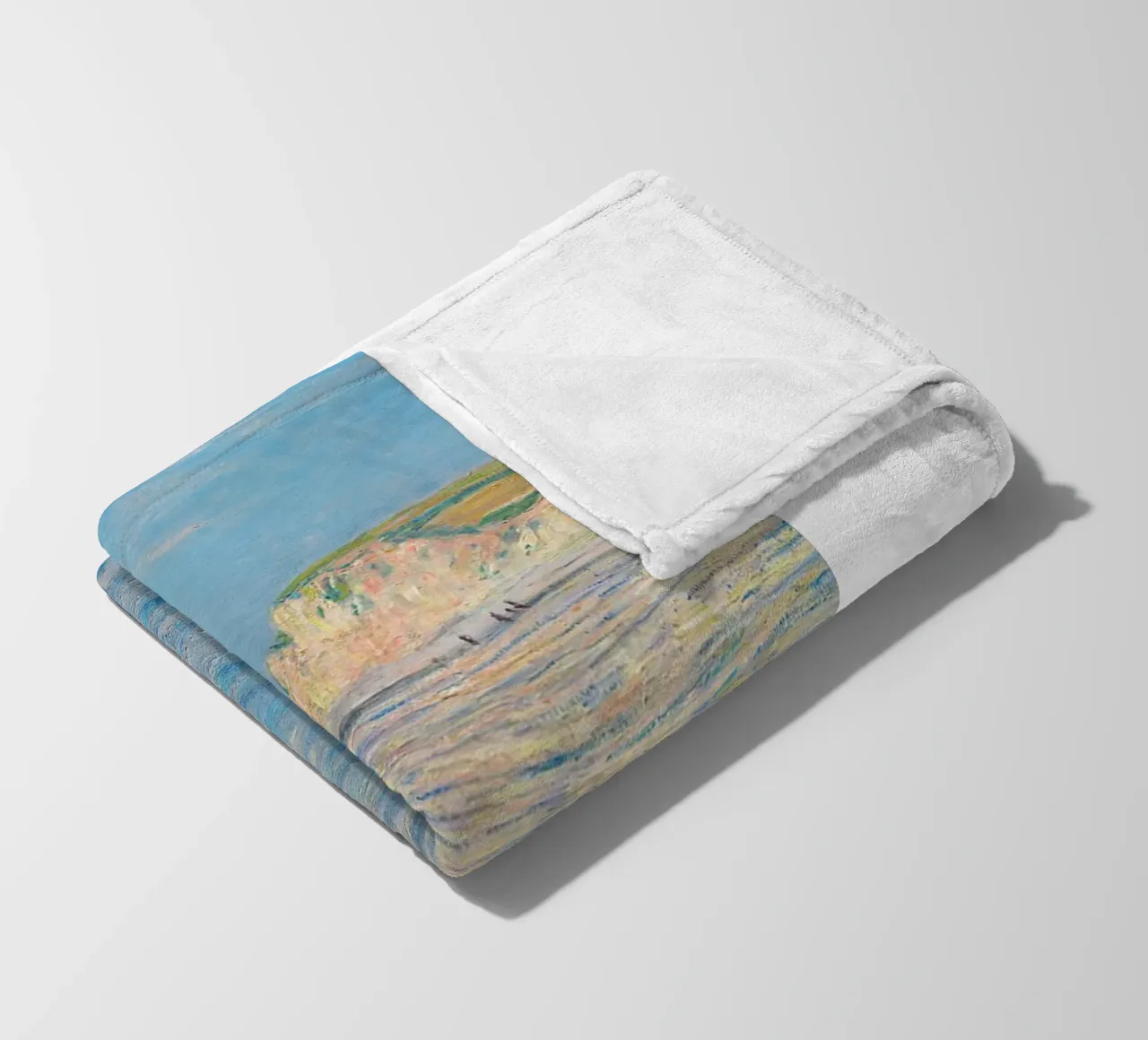 claude monet costa coperta in pile da belong shop