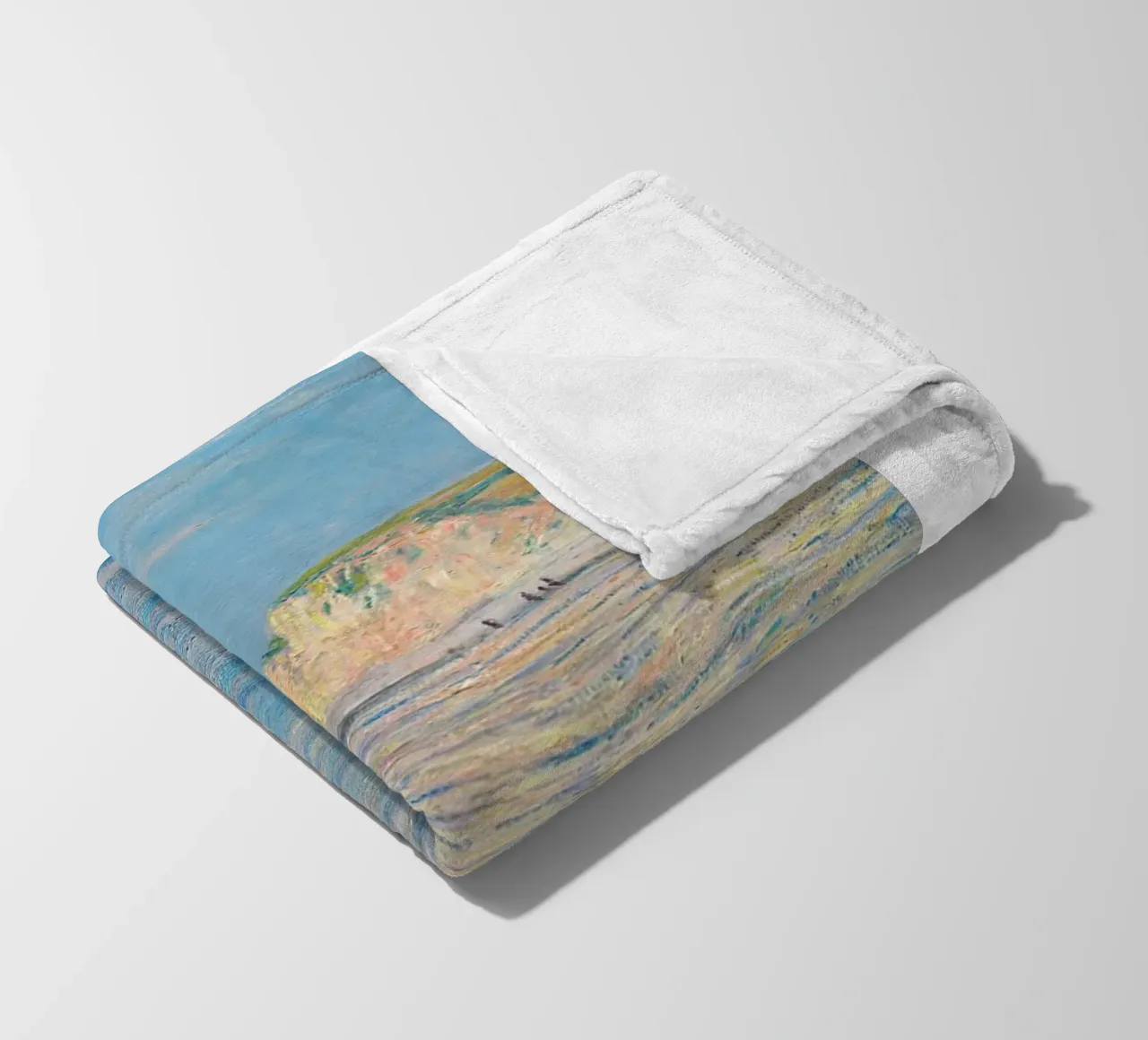 claude monet costa coperta in pile da belong shop