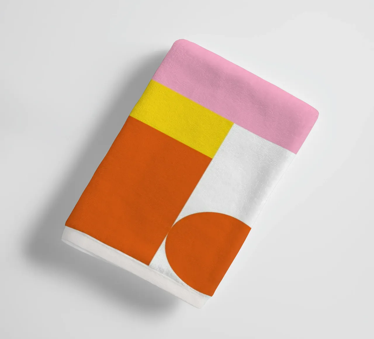 Bauhaus Style Geometric BW Background Poster Art towel by NorwesClub