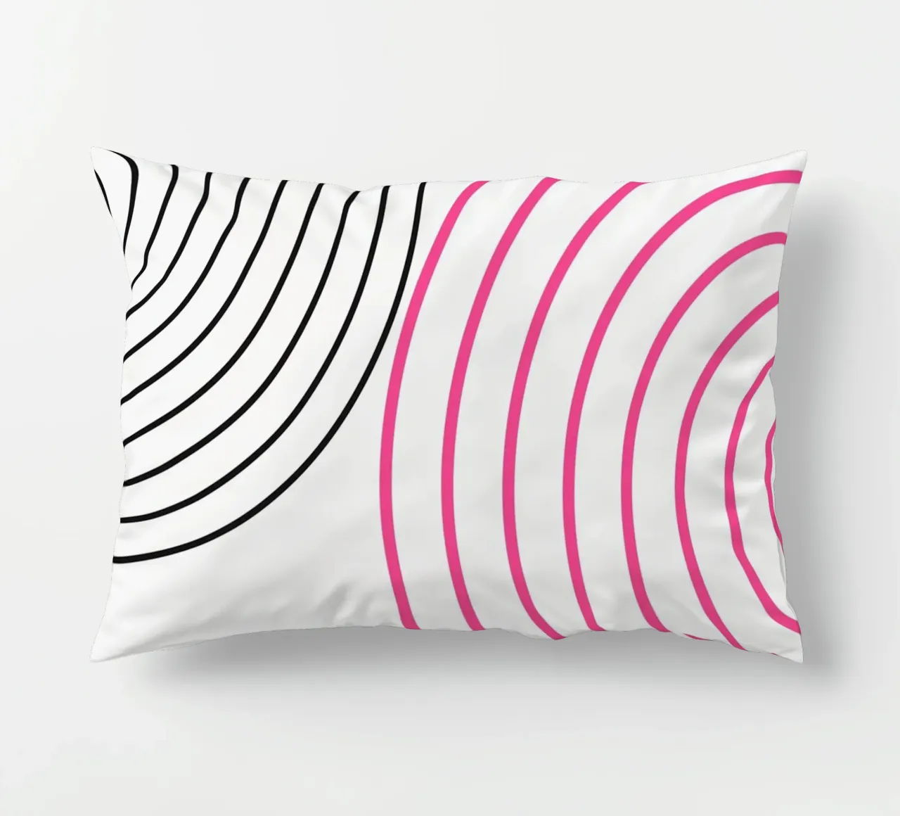 Poster geometrico astratto Bauhaus Classic BW cuscino da NorwesClub