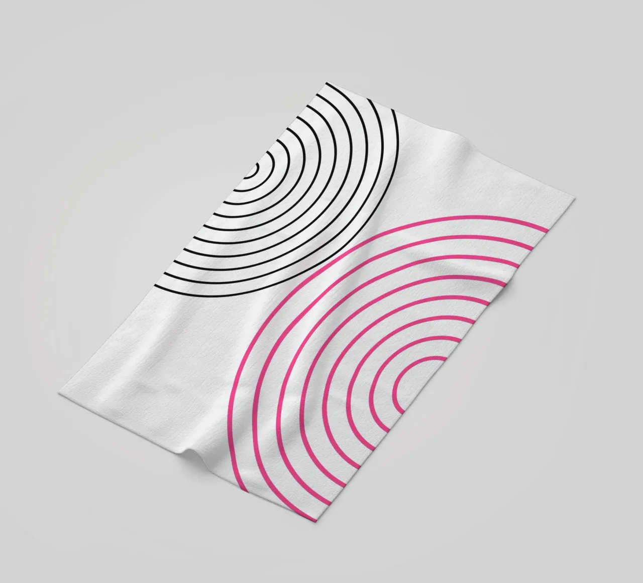 Poster geometrico astratto Bauhaus Classic BW telo mare da NorwesClub