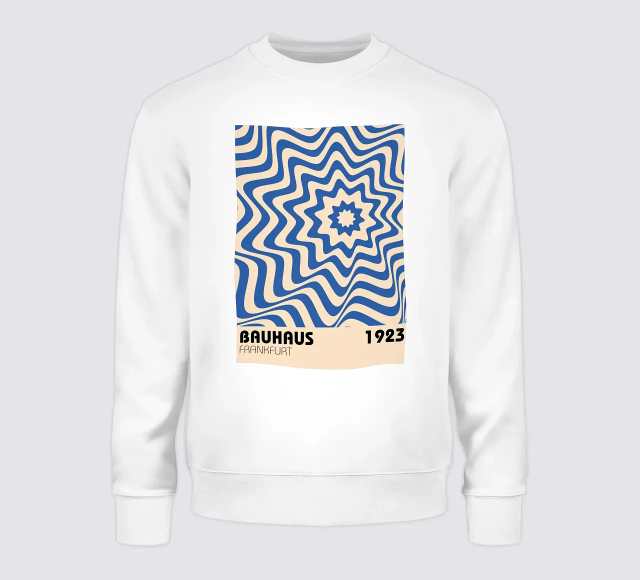 Poster geometrico BW di ispirazione Op Art di Edna Andrade felpa da NorwesClub