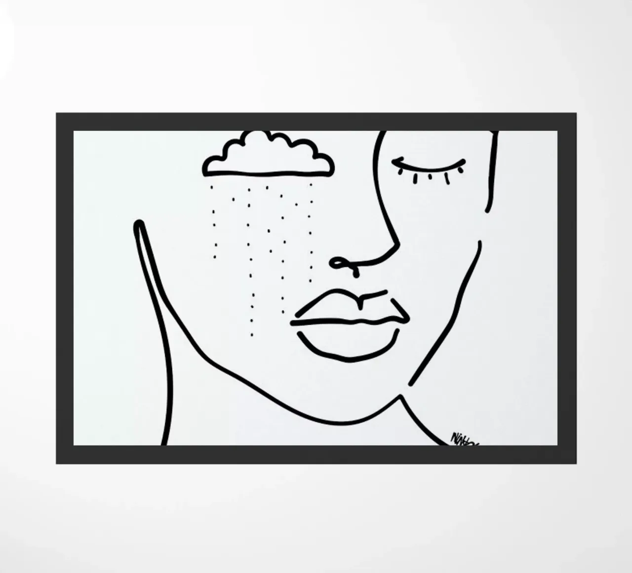 Rainy deurmat van Ninhol