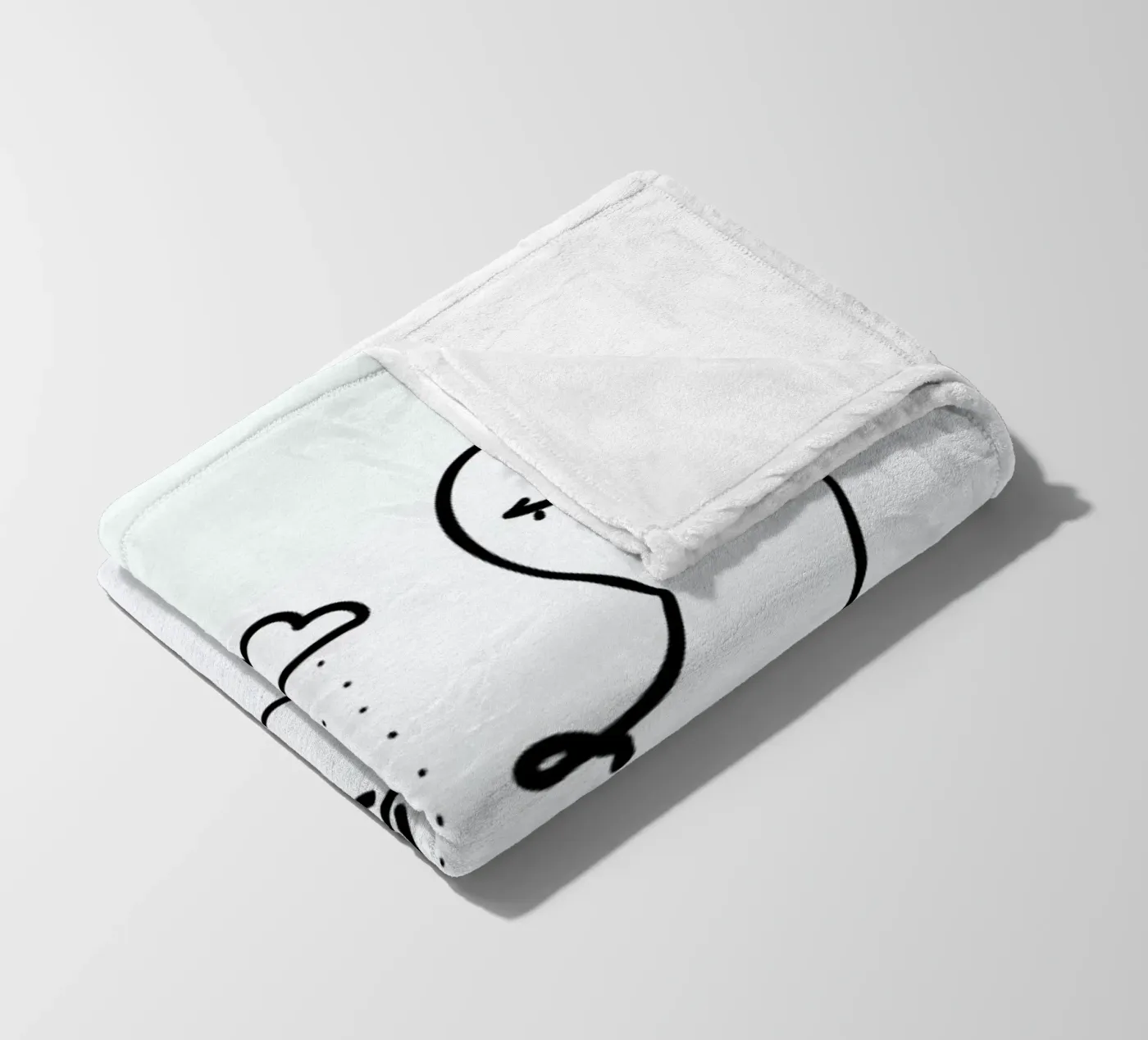 Rainy fleecedeken van Ninhol