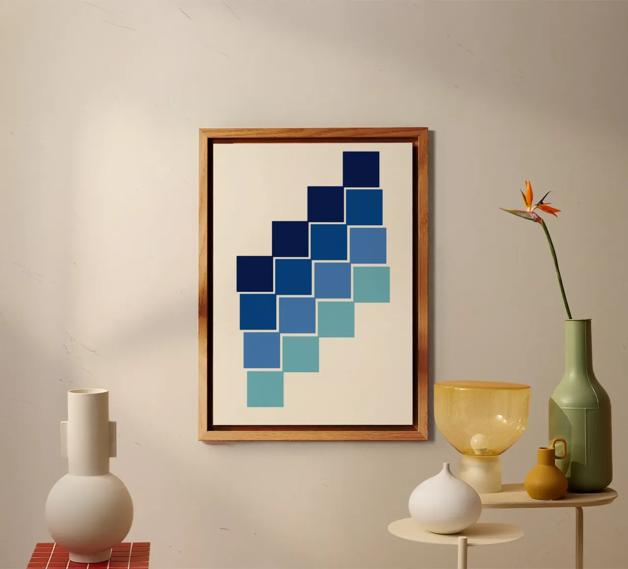 High Contrast BW Geometric Abstract Bauhaus Print forex plate by NorwesClub