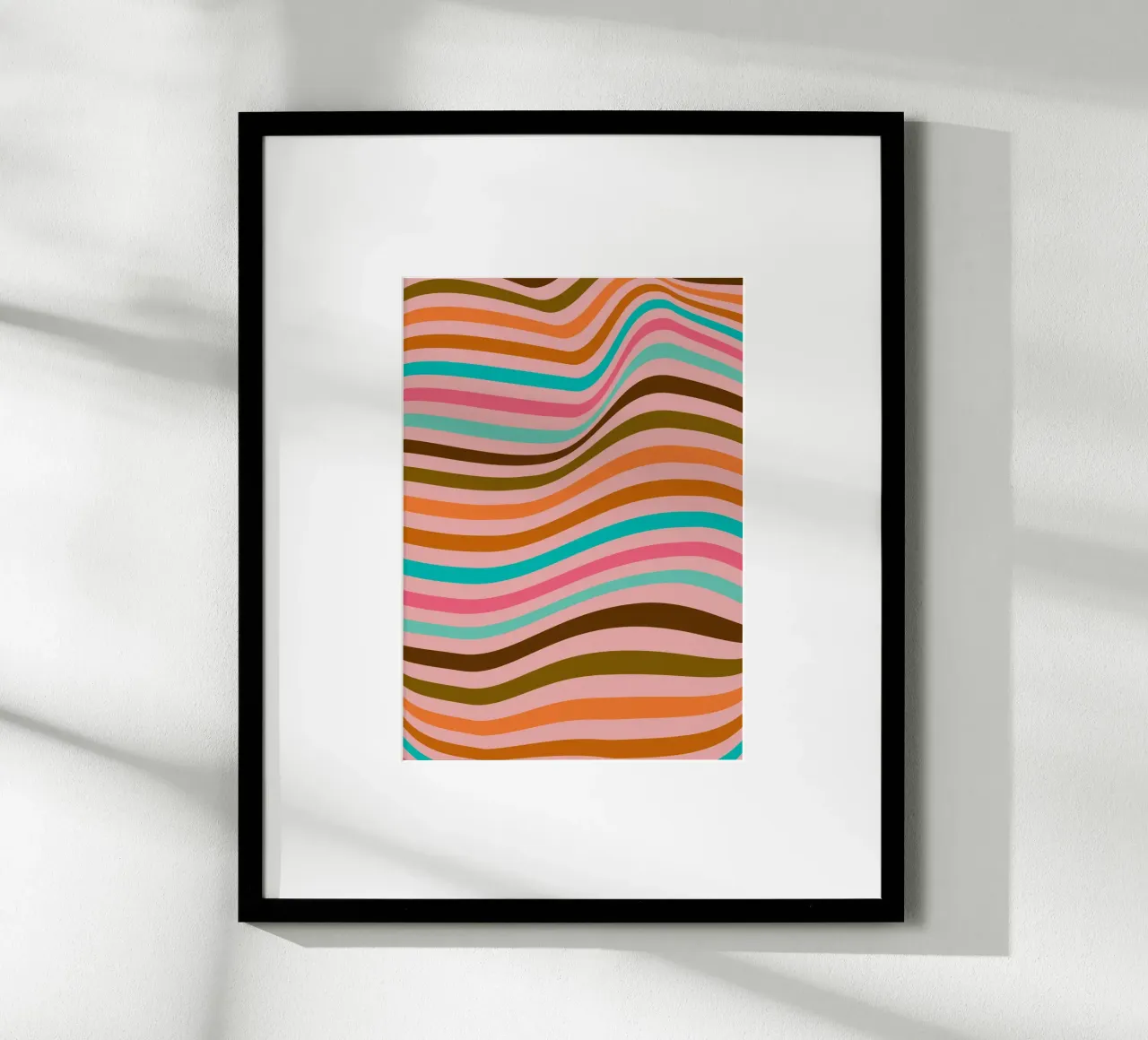 Minimalist BW Geometric Bauhaus Pattern Poster Hahnemühle von NorwesClub