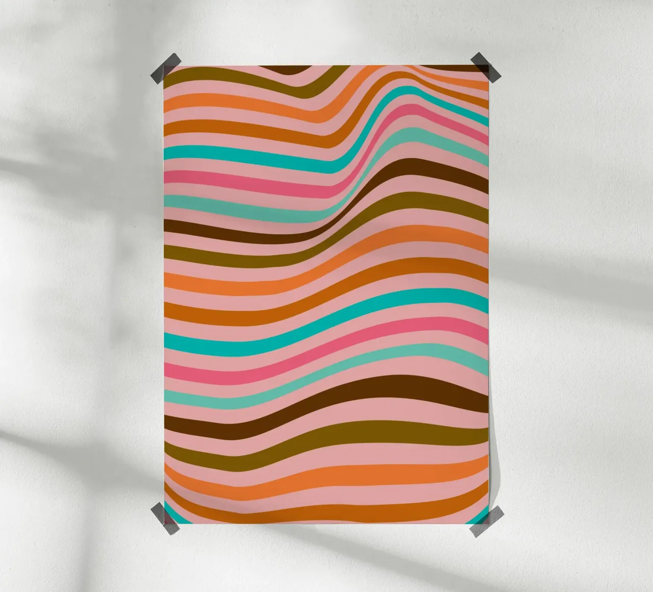 Minimalist BW Geometric Bauhaus Pattern Poster Hahnemühle von NorwesClub