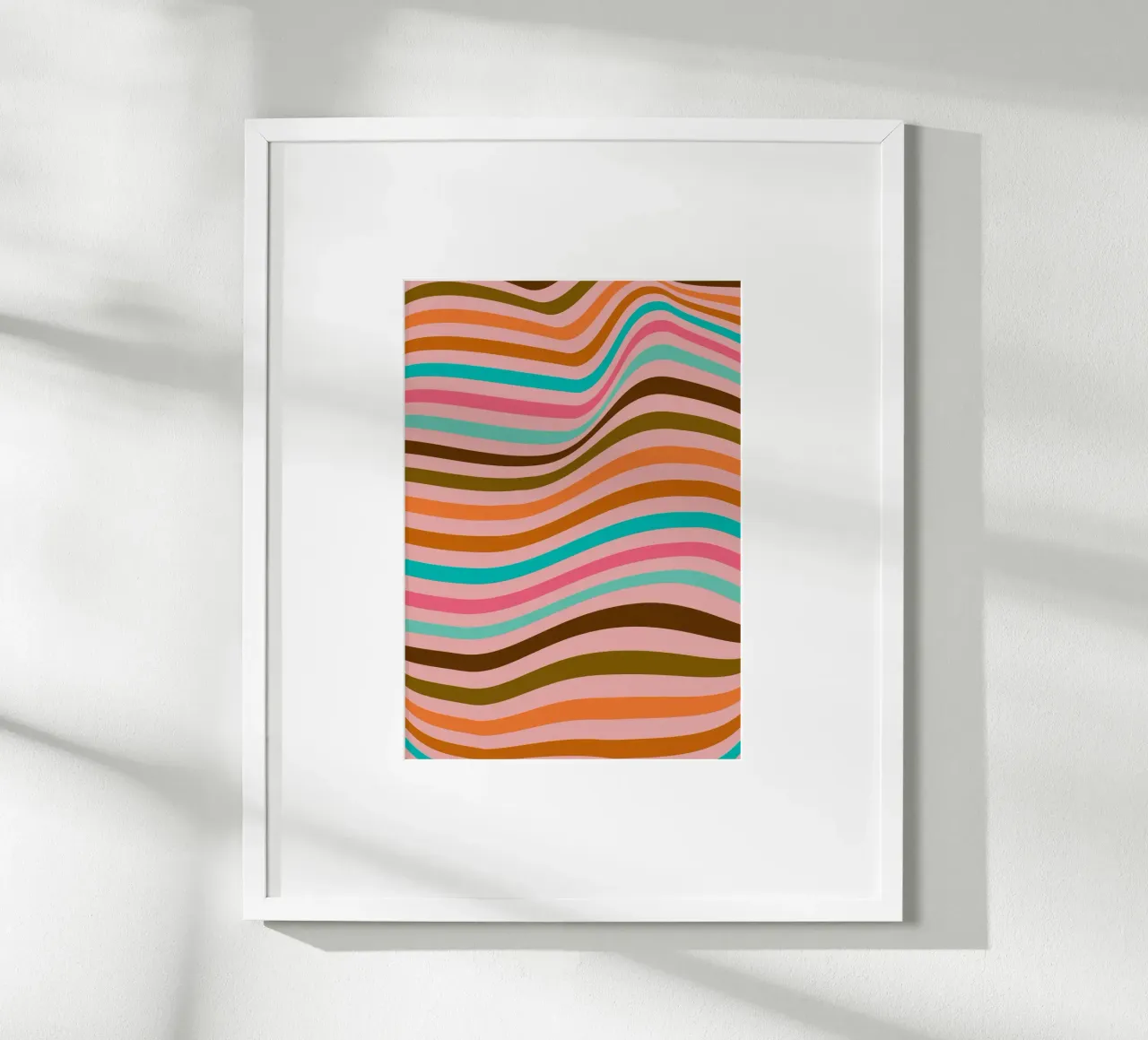 Minimalist BW Geometric Bauhaus Pattern Poster Hahnemühle von NorwesClub
