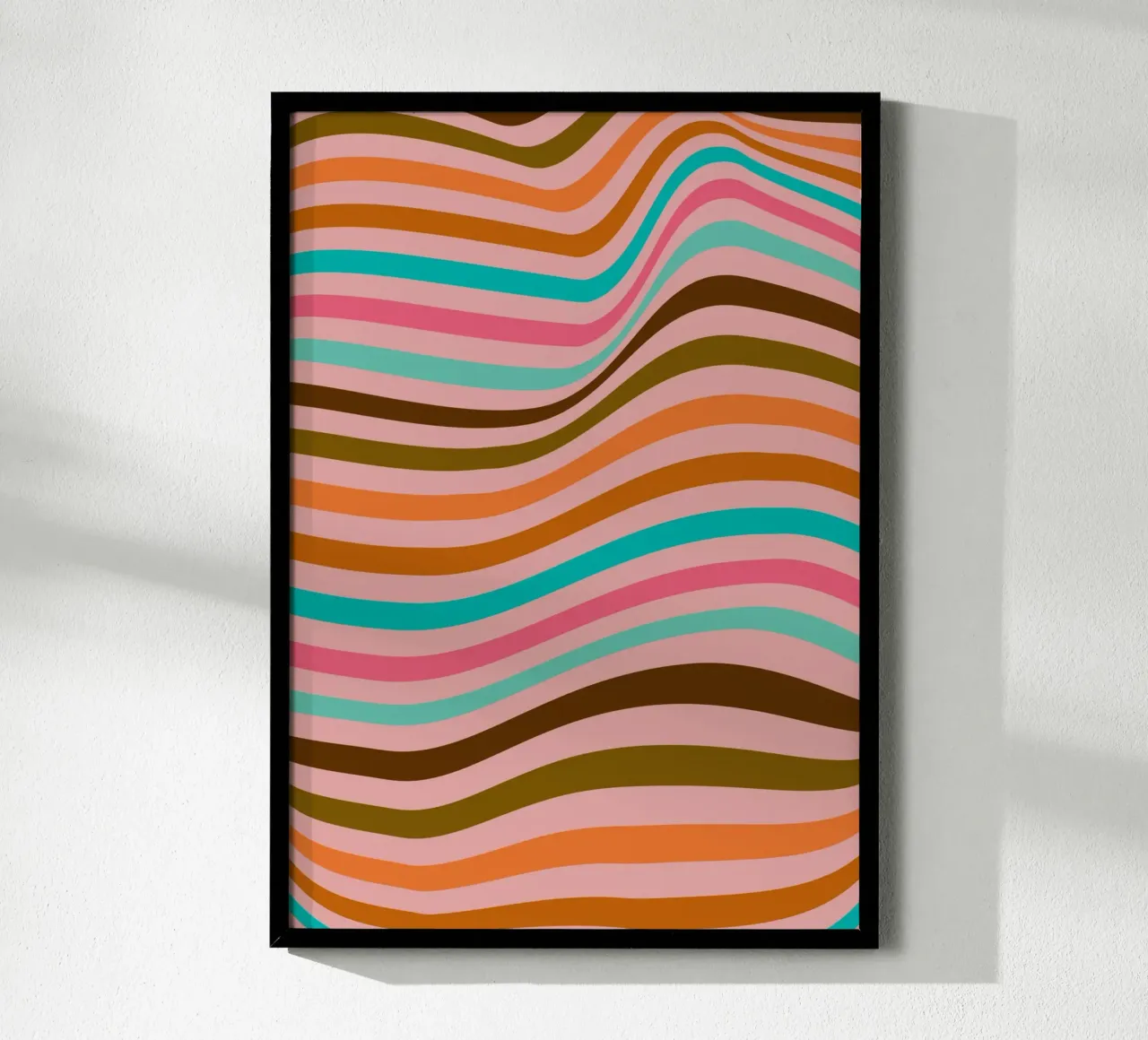 Minimalist BW Geometric Bauhaus Pattern Poster Hahnemühle von NorwesClub