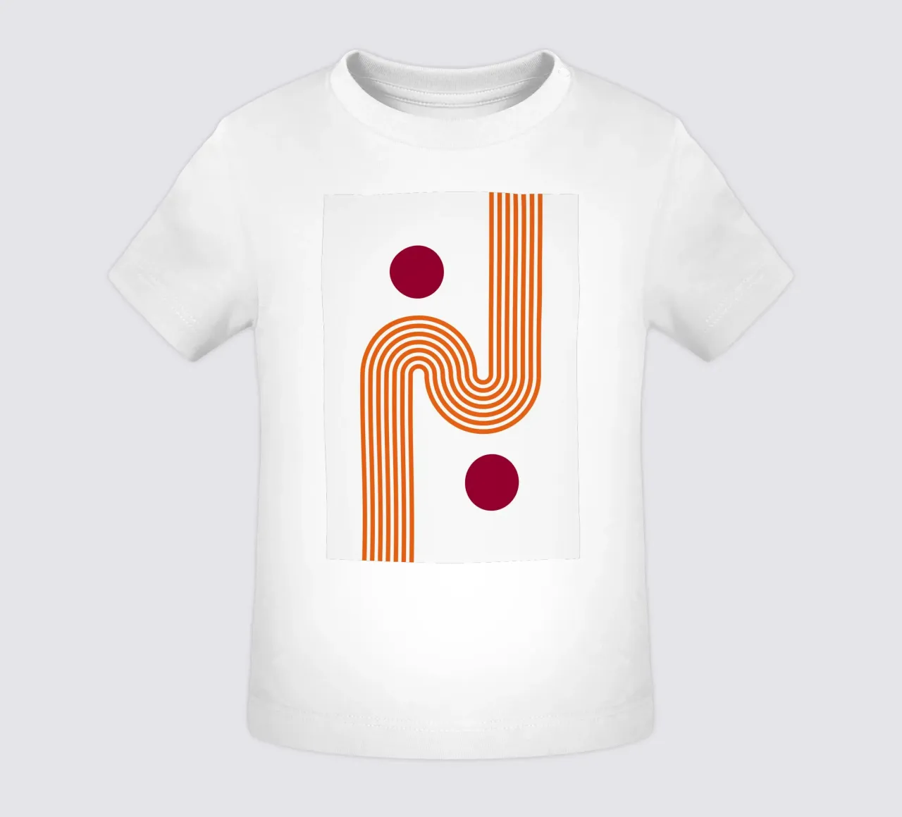 Classic BW Bauhaus Geometric Abstract Poster baby t-shirt by NorwesClub