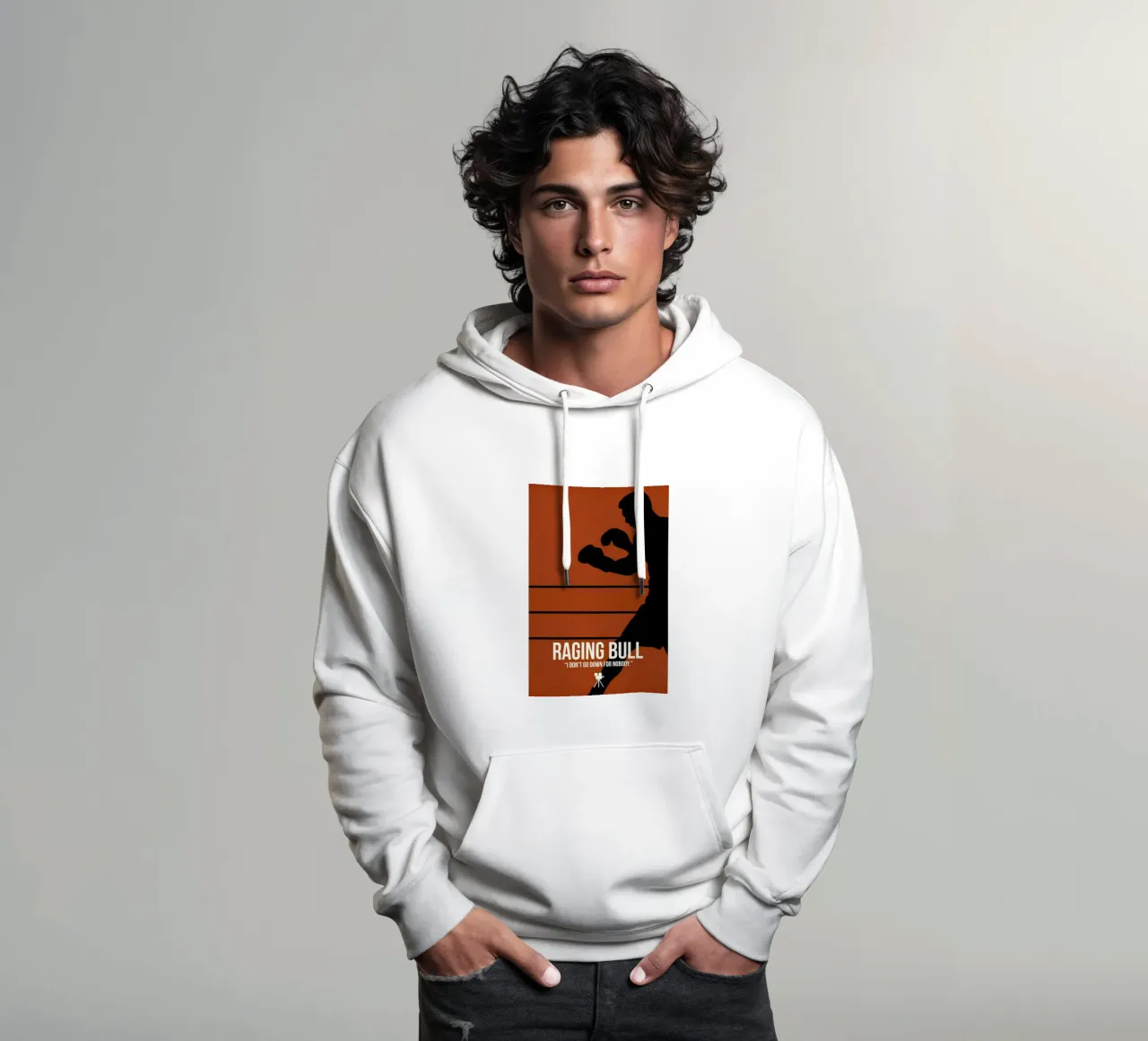 Raging Bull felpa con cappuccio da Naxart