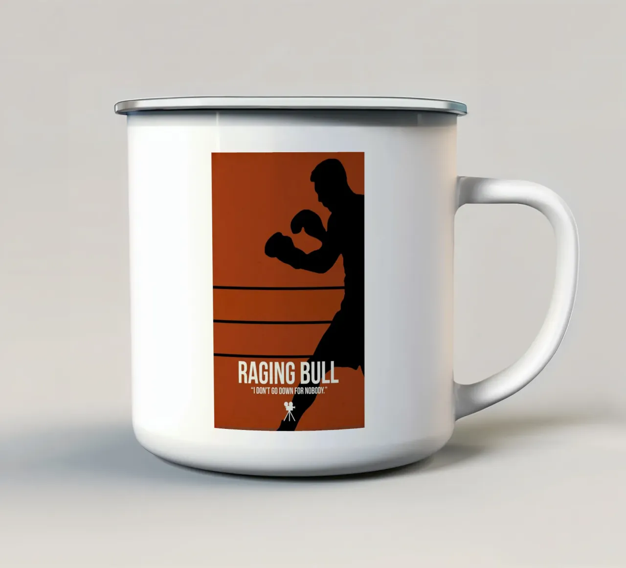 Raging Bull tazza in smalto da Naxart