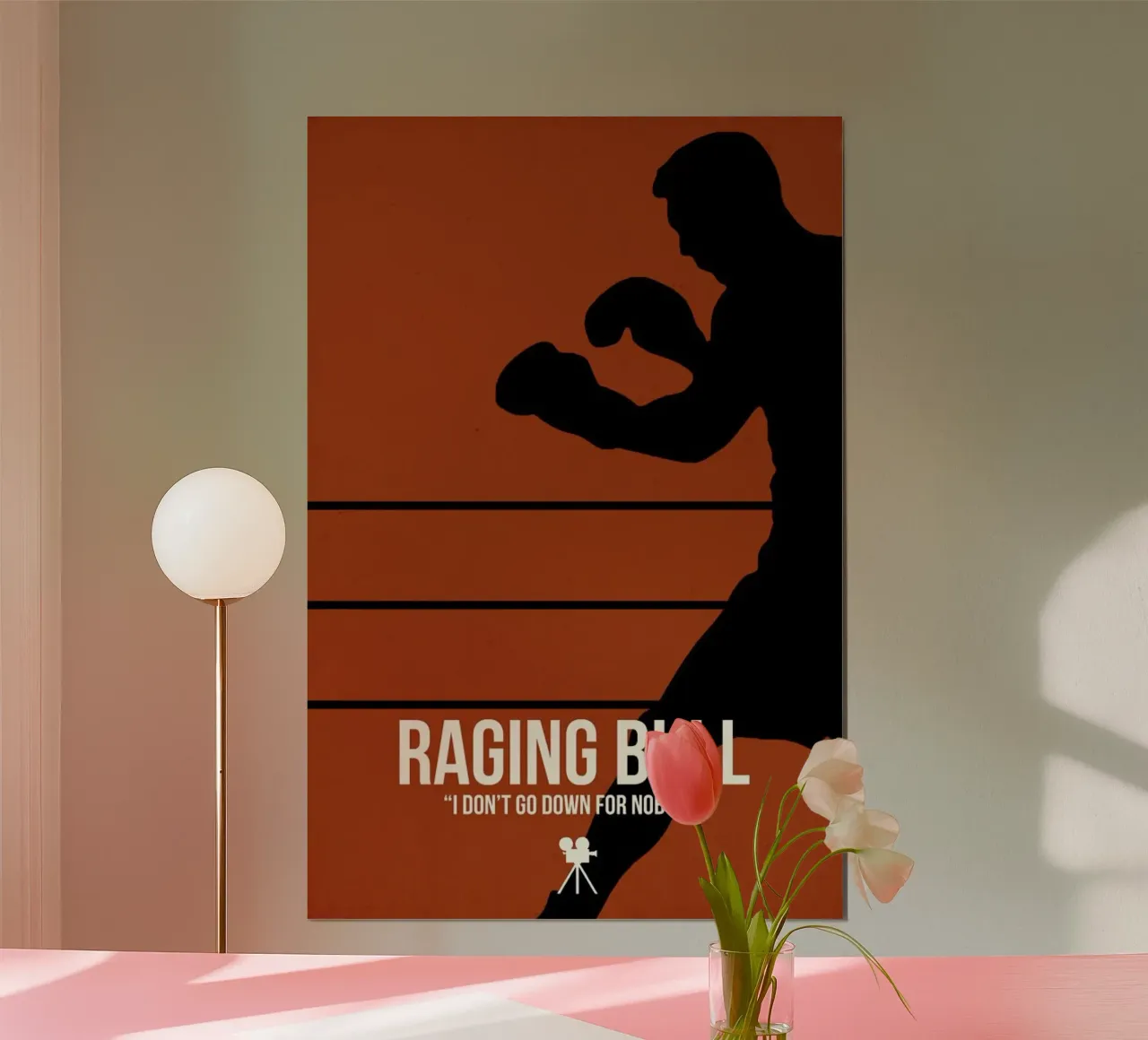 Raging Bull poster con telaio in alluminio da Naxart