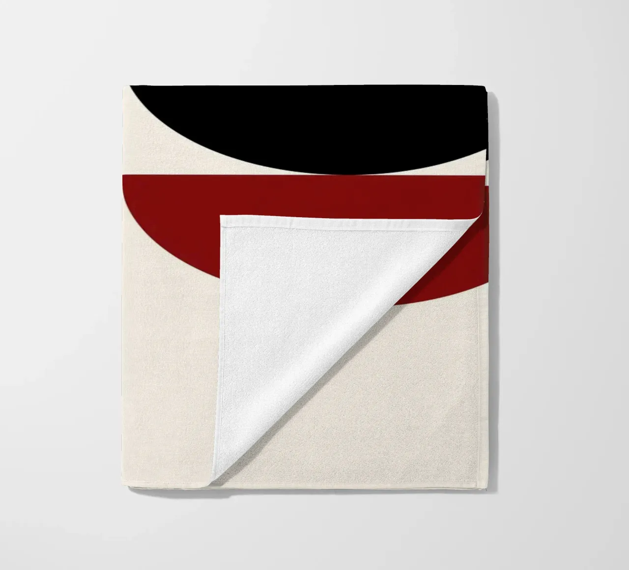 Bauhaus Forme geometriche BW Poster astratto telo mare da NorwesClub