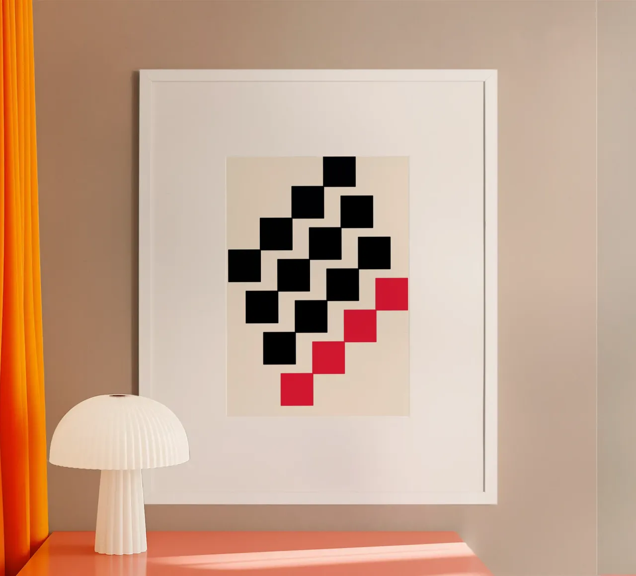 Grafico BW Geometrico Moderno Bauhaus Poster Art poster da NorwesClub