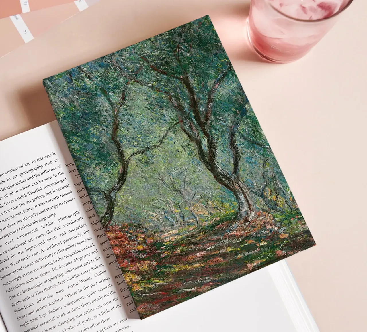 Claude Monet – Olive Grove in the Moreno Garden (1884) notebook by Wirla